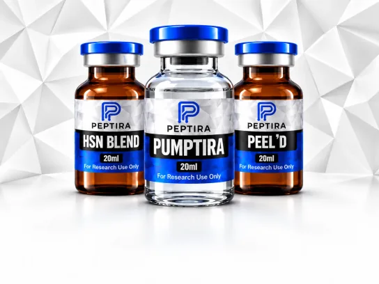 Peptira HSN Blend, PUMPTIRA and PEEL'D liquid aminos